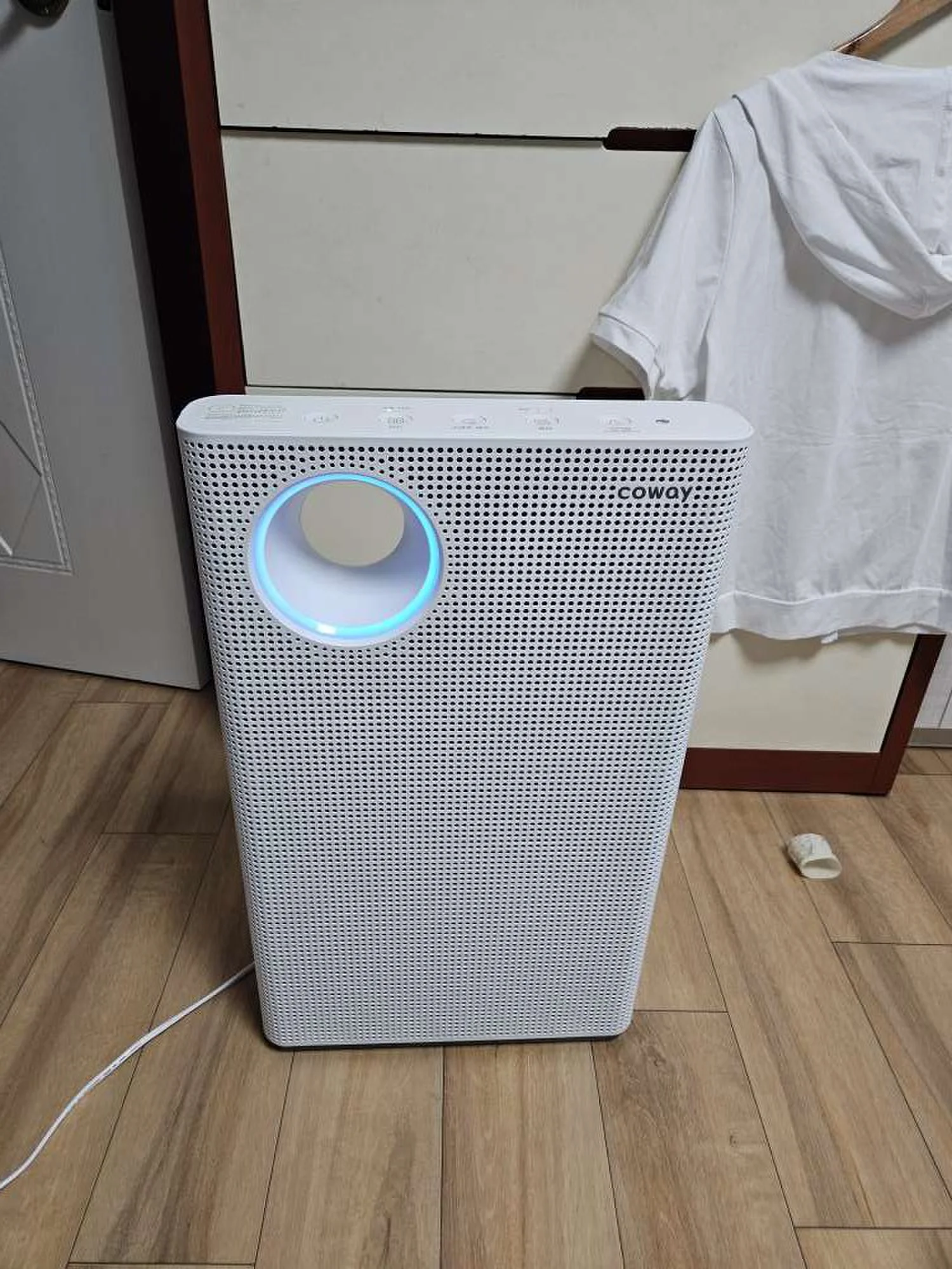 성남시 판교동 싱글파워 공기청정기 AP-1018F 설치 사진